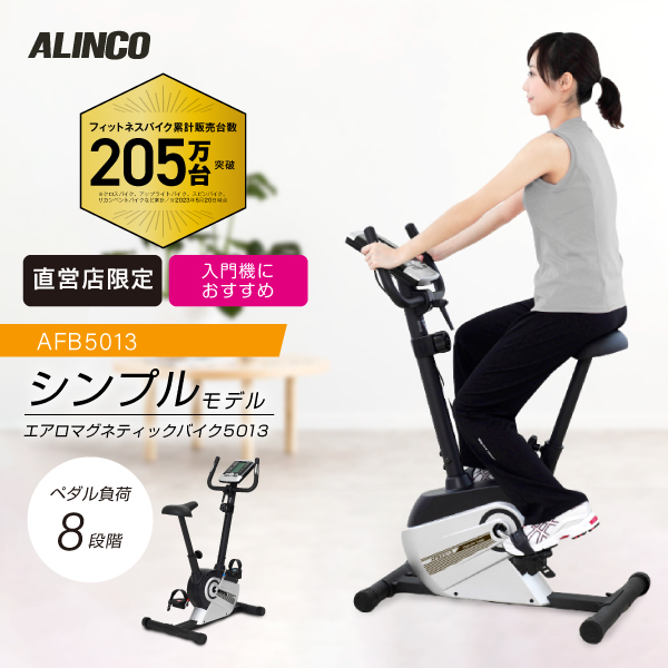 【送料込み★美品】ALINCO エアロマグネティックバイク AFB5219