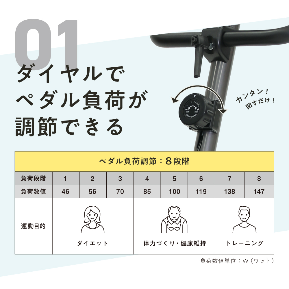 エアロマグネティックバイク4024/AFB4024